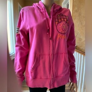Hot pink fun sweatshirt
